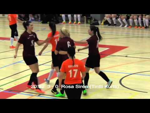 Naisten futsal-liiga 2015-2016 / Ylöjärven Ilves vs. LLuja maalikooste 17.10.2015