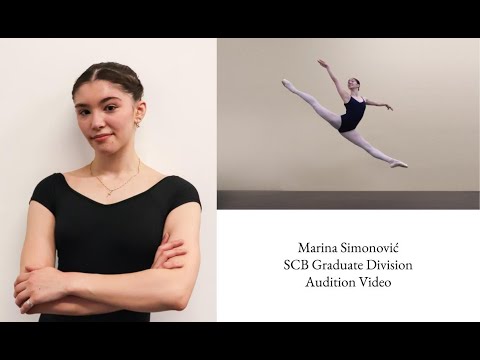 Marina Simonović - School of Candence Ballet Graduate Division Audition Video