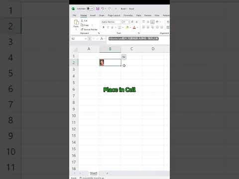 วิธีวางรูปภาพและปรับขนาด ใน Cell Excel #iwasjame #excel #excelspreadsheet #exceltricks #exceltips