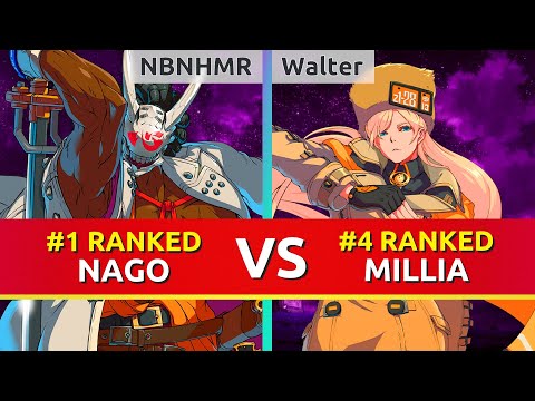 GGST ▰ NBNHMR (#1 Ranked Nagoriyuki) vs Walter (#4 Ranked Millia). Guilty Gear Strive
