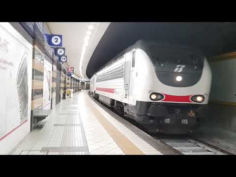 Treno Locomotore E402 115+E402 121 Lis Reggio di Calabria Centrale-Villa San Giovanni