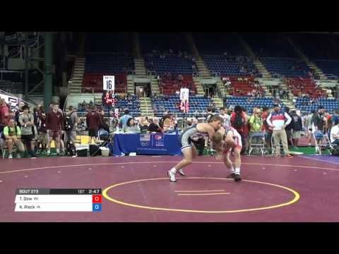 Junior GR 160 Round of 64 - Tyler Dow (WI) vs. Kyler Rieck (IA)
