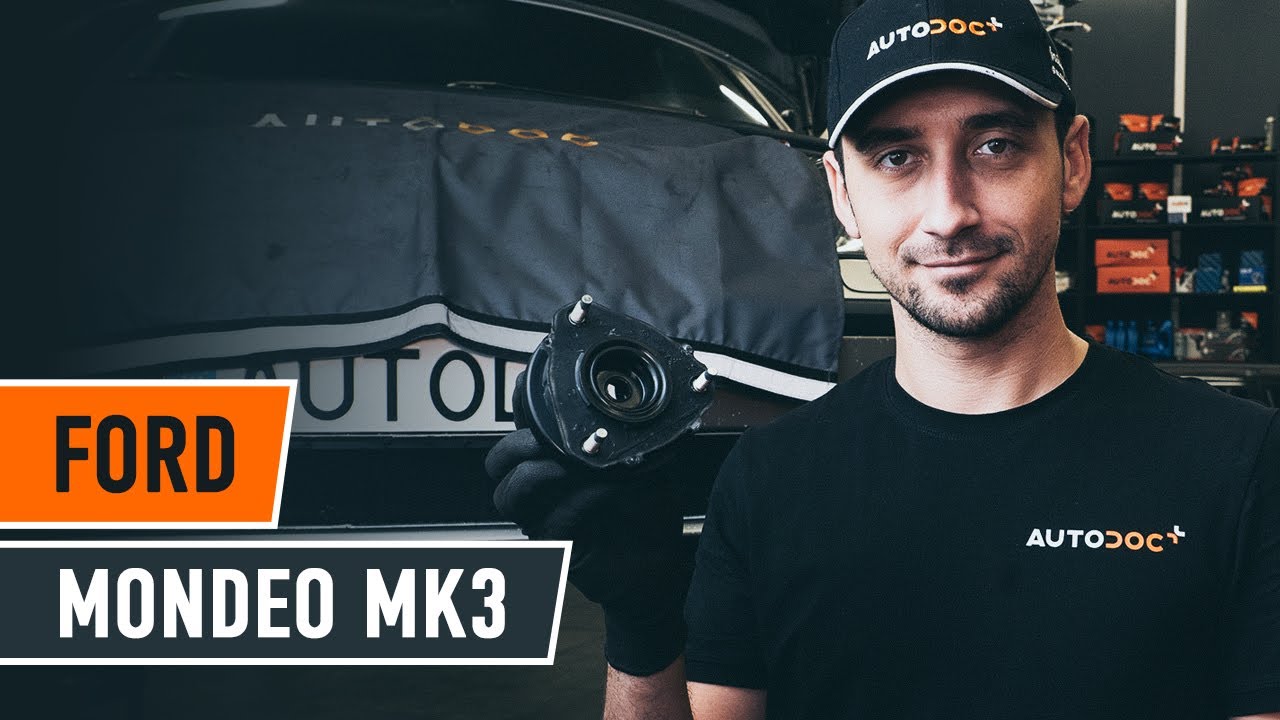 Byta fjäderbenslagring fram på Ford Mondeo Mk3 sedan – utbytesguide