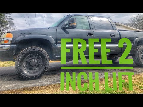 free 2 inch lift 99-06 Silverado sierra pickup truck 1500 2500 3500