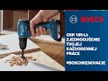 Aku vŕtačky a skrutkovače Bosch GSR 185-LI Professional 0 601 9K3 001