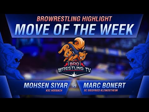 BroWrestlingTV Move of the week Marc Bonert vs Mohsen Siyar