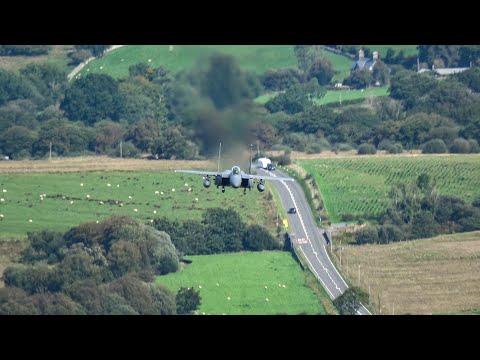 USAF F15E flights in the Mach Loop 13/09/23