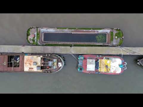 Exploration en drone de la zone portuaire de Sclayn & Sclaigneaux, Andenne