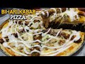 Bihari Kabab Pizza|Pizza Recipe|Kabab Pizza Recipe|Bihari Pizza Recipe
