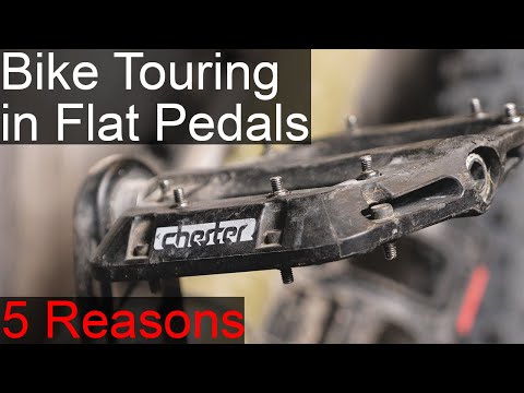 Five Reasons To Try Flat Pedals for Bike Touring and Bikepacking