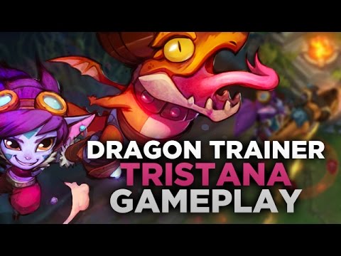 Dragon Trainer Tristana ★ New Tristana Skin! - ADC - Full PBE Gameplay Commentary