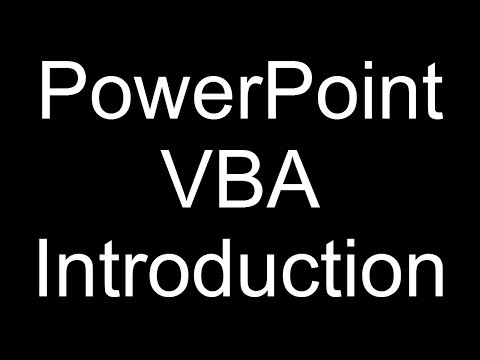 Comprehensive VBA Part 13 - PowerPoint VBA Intro