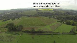 preview picture of video 'Projet de Zone d'Activité à Légny - 69620, en haut d'une crête !'