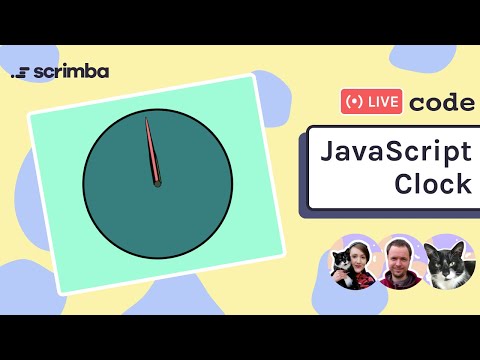 Live Code A Javascript Analog Clock With Us Html Css Javascript