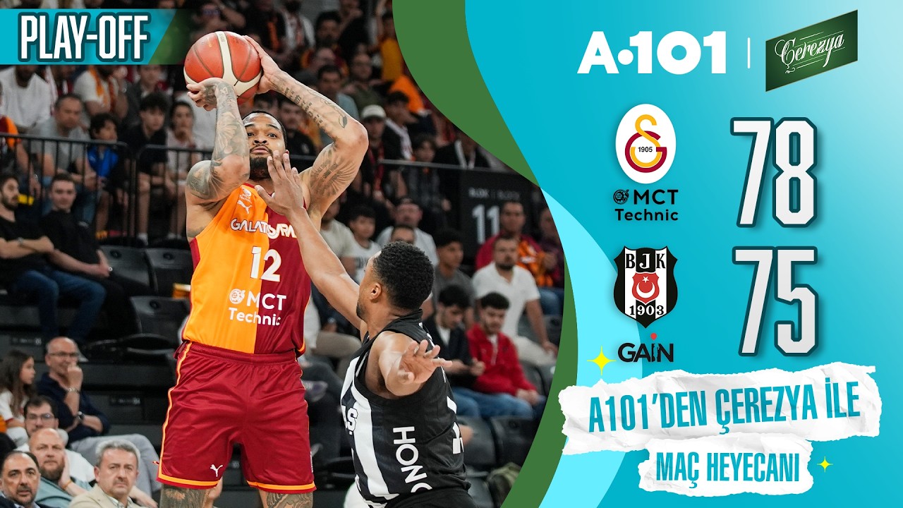 Galatasaray MCT Technic (78-75)  Beşiktaş GAİN | Türkiye Sigorta Basketbol Süper Ligi 2025/2026