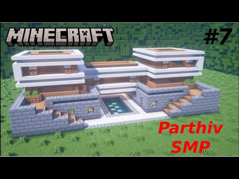 Making A Castel In Minecraft In Our SMP | Parthiv SMP