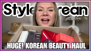 HUGE $300 StyleKorean Haul 💕 Korean Skincare, Makeup & Trending K-Beauty Products | Clare Walch