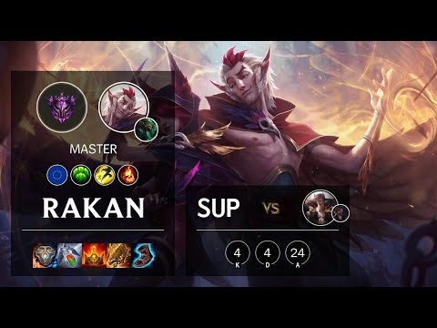 Rakan Support vs Sett - EUW Master Patch 10.16