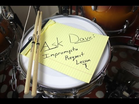 Impromptu Request Lesson 03: Cool Paradiddle Trick