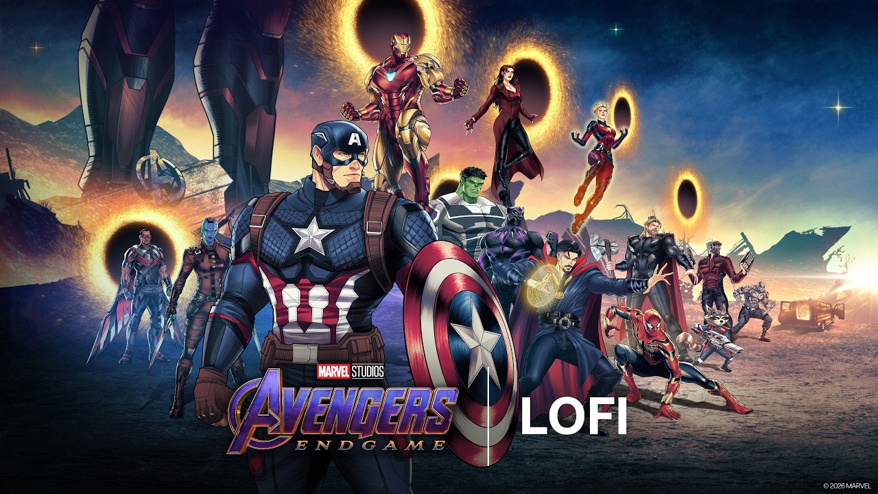 Avengers: Endgame Portals Theme | 10 Hour Marvel LoFi