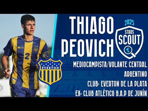 Thiago Peovich | Club Everton de La Plata | Temporada 2025.