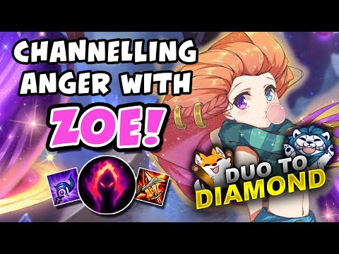 CHANNELLING MY ANGER ON ZOE! DUO TO DIAMOND - VICKSY | League of Legends