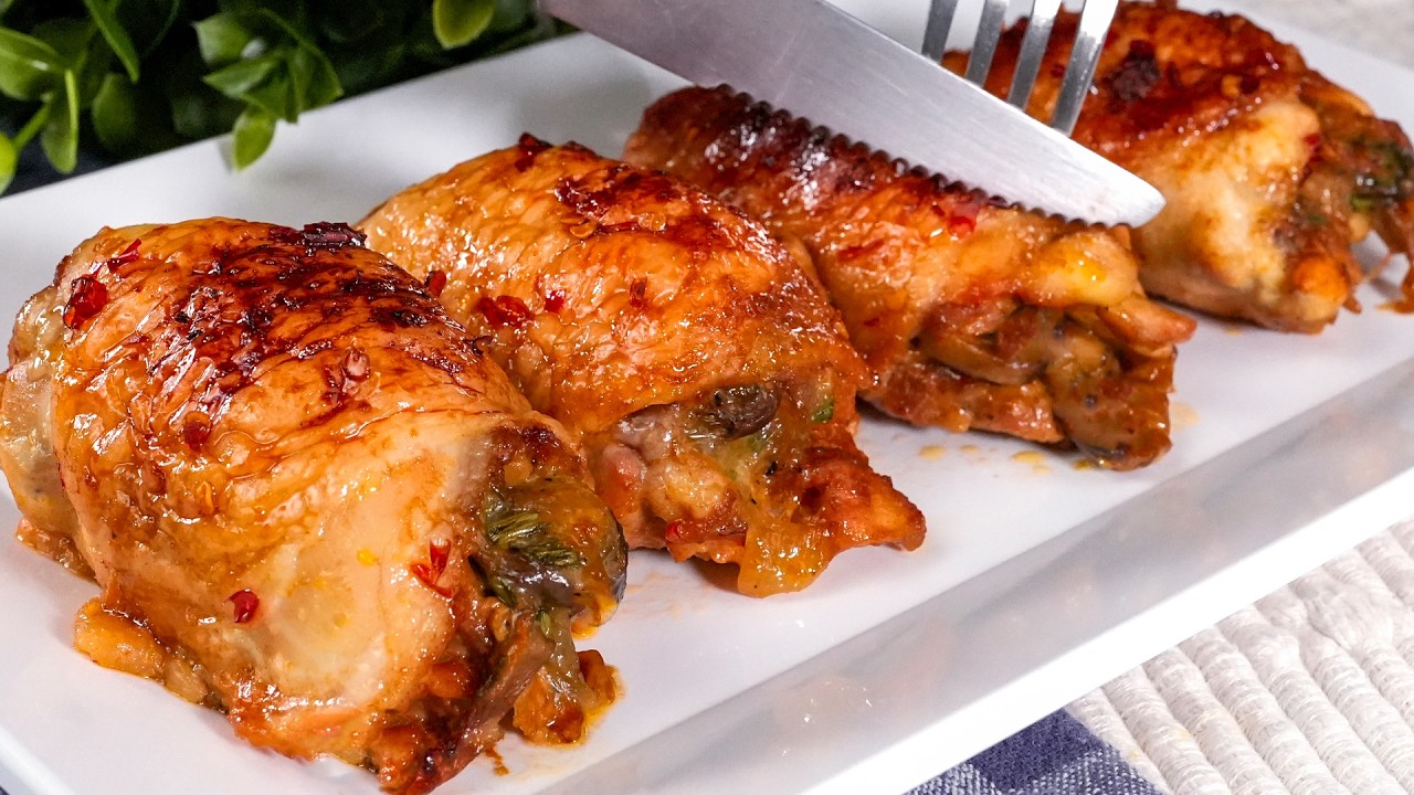 My 85-year-old grandfather didn't fry chicken thighs❗️ Everyone who tried it asked for more❗️🍽️