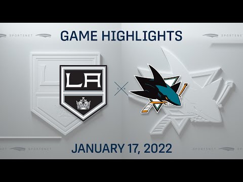 NHL Highlights | Kings vs. Sharks - Jan. 17, 2022
