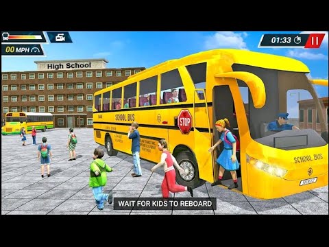#Off-Road School Bus Driver Simulator Gameplay #iOS Android #Level Complete #Games