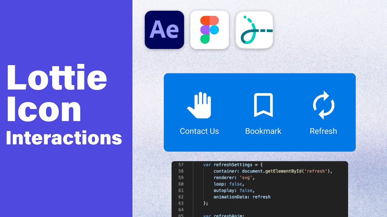 Lottie Interactive Navigation Icons from design to development