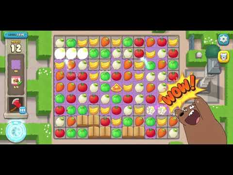 We Bare Bears the Puzzle for Kakao Season2 Level 1114 - No Boosters