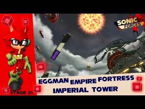 Sonic Forces [PC] - Eggman Empire Fortress: Imperial Tower (Stage 25) - Walkthrough