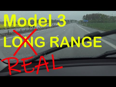 How far can you really go in a Tesla Model 3 LR without supercharging?