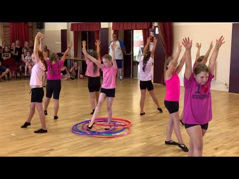 A művészeti iskola tánctáborának záró produkciói