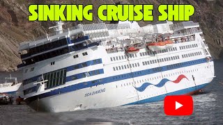 SINKING GIANT CRUISE SHIP —VIKING FACES ACCIDENT AT THE SEA