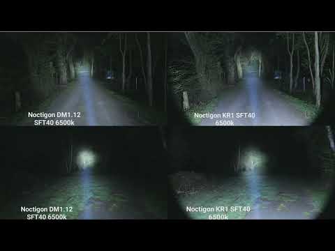 Noctigon DM1.12 SFT40 6500k - Noctigon KR1 SFT40 6500k comparison