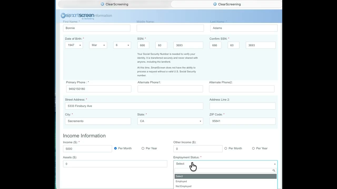 Rental Applicant Step by Step Screening Process