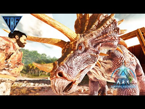 Ark Survival Ascended E03 A Triketastic Day! Our trike trap worked!