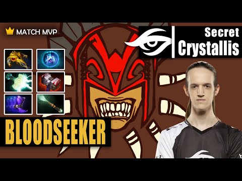 Bloodseeker Safelane | Secret.Crystallis | SUPER CRAZY 7.32D STRONG CARRY | 7.32d Gameplay Highlight