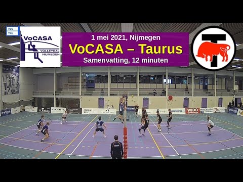 2021-05-01 VoCASA  - Taurus (samenvatting, 12 min) Eredivisie Heren Volleybal