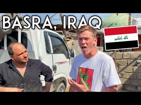 First Impressions of BASRA, IRAQ Travel Vlog أمريكي يزور البصرة في العراق