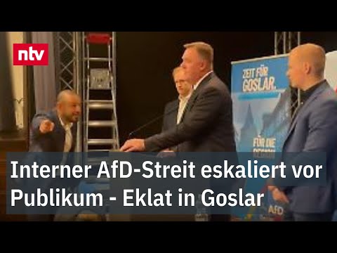 Interner AfD-Streit eskaliert vor Publikum - Eklat beim Bürgerdialog in Goslar