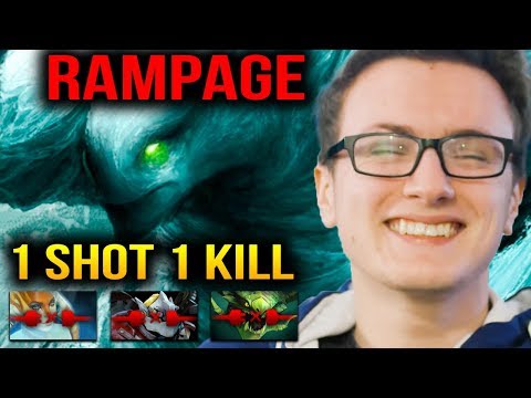 Miracle- Morphling 1 Shot 1 Kill EZ RAMPAGE Dota 2 7.07c