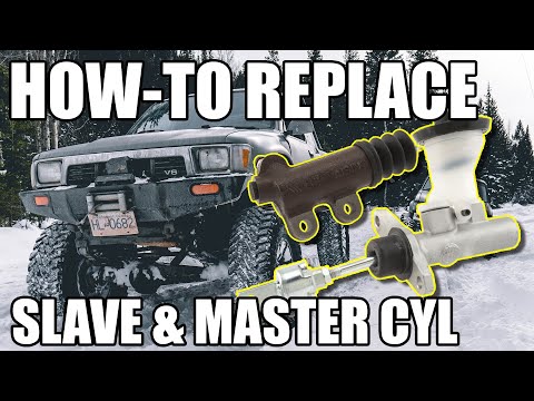 Toyota Clutch Slave and Master Cylinder Replacement Tutorial
