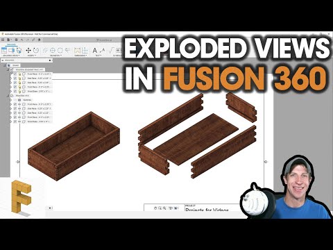 Fusion 360 for Woodworkers Part 6 - Creating an EXPLODED VIEW Model in Fusion 360