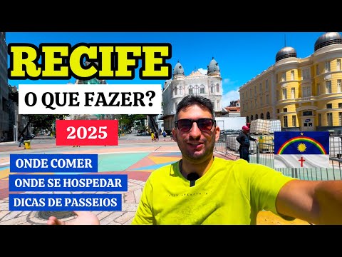 O que fazer em Recife, Onde Comer, Se Hospedar e Dicas de Passeios 🏝️ #recife #pernambuco #viajar