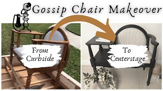 Old Furniture Modern Makeover | An Easy Way To Reupholster An Old Chair