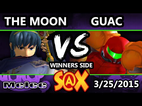 S@X - Guac (Samus) Vs. CTRL | The Moon (Marth) SSBM Tournament - Smash Melee