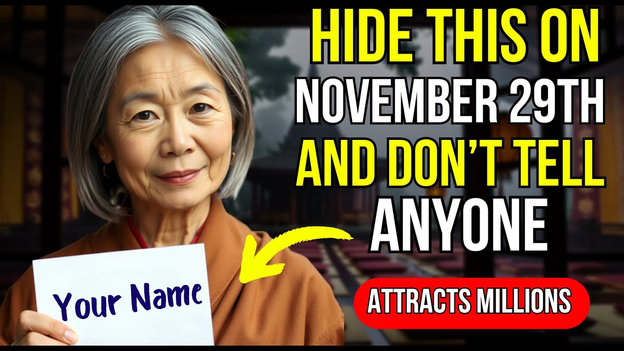 HIDE THIS on Where NO ONE Can See It, your FINANCIAL problems will end | Buddhist Teachings