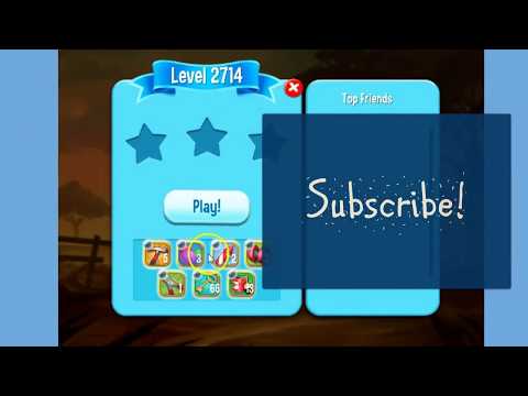 Pet Rescue Saga Level 2714 ~ NO BOOSTERS ~ 3 stars!!!